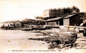 Cap-Matifou - Vieux Fort et Restaurant Nicolle- 1918